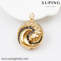 64014 design saudi gold jewelry cheap fashion unique copper alloy earring and pendant women jewelry sets